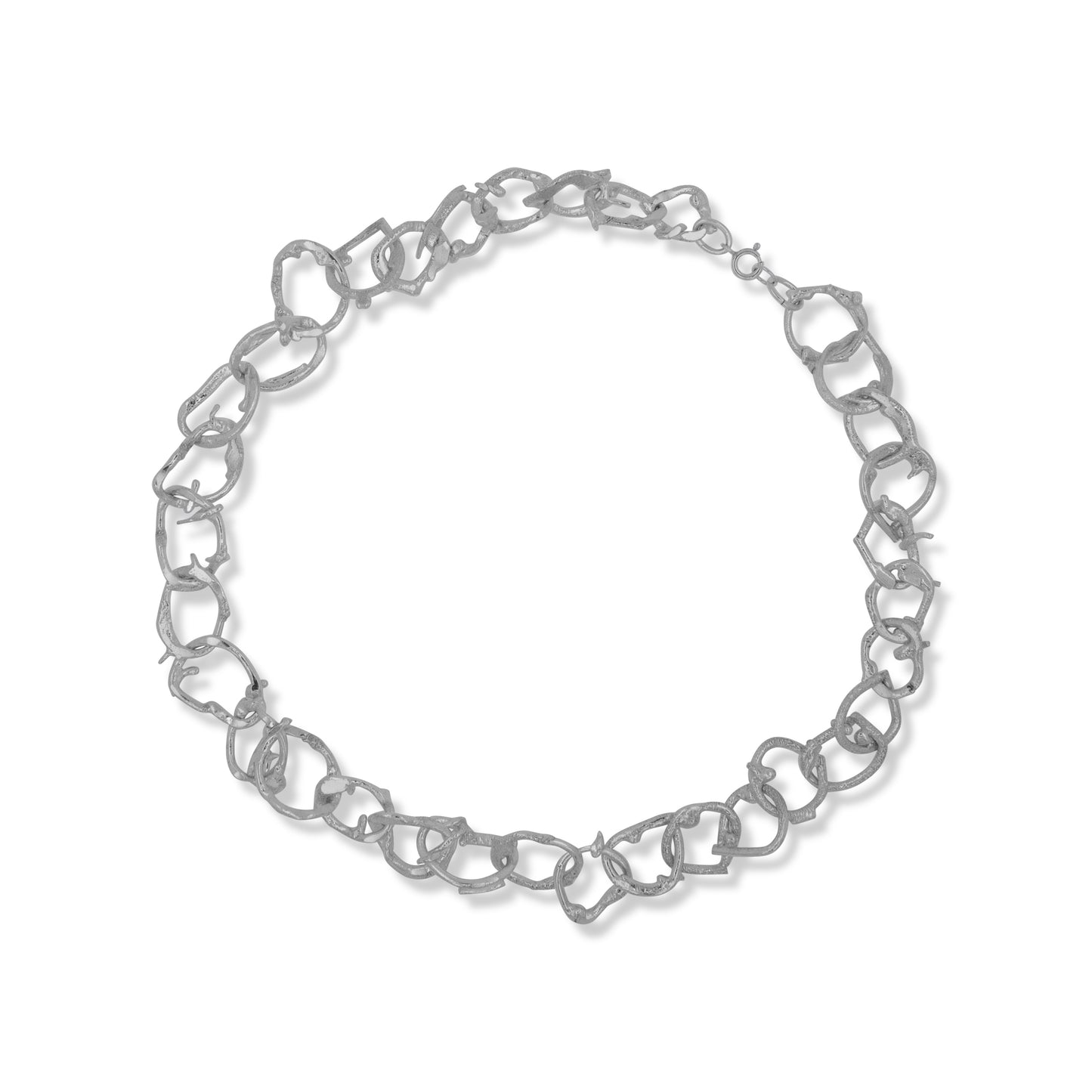 Silver Textured Chain