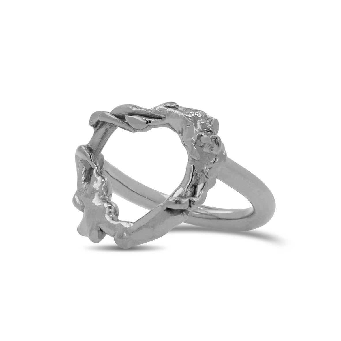 Silver Heart Ring